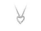 Brillian jewellery - Diamond heart design pendant