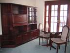 Mahogany table/chairs & side unit COMPLETE DINING ROOM SUITE