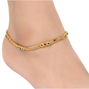 AanyaCentric Gold Plated Anklets Payal ACIA0079G