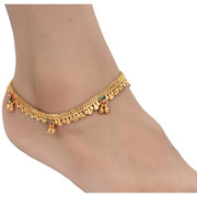 AanyaCentric Gold Plated Anklets Payal ACIA0128G