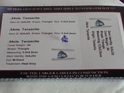 Tanzanite Certified Gemstone .54cts