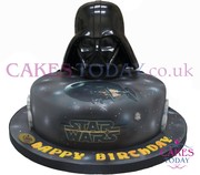  3D Darth Vader Cake