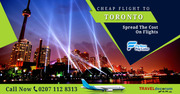 Cheap flights from UK to Toronto| Call now 0207 112 8313